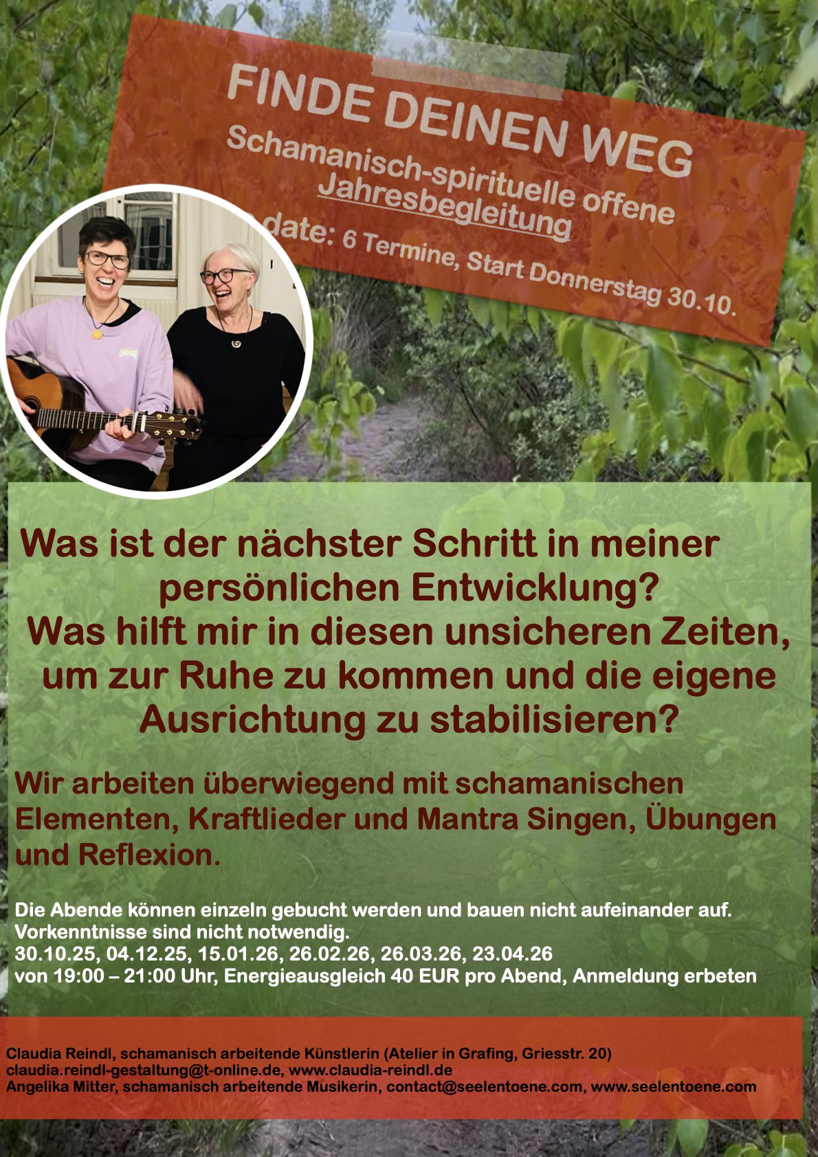 Schamanisch-spirituelle offene Jahresgruppe