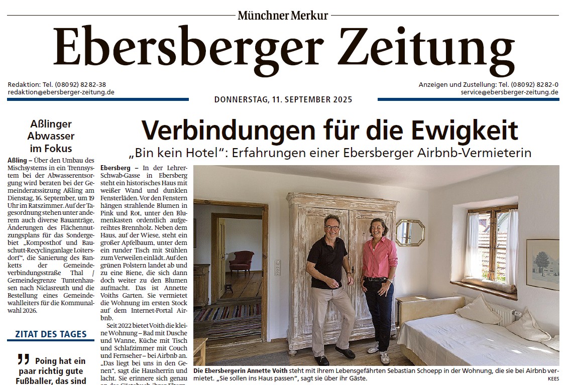 Ebersberger Zeitung Merkur Annette Voith 110925